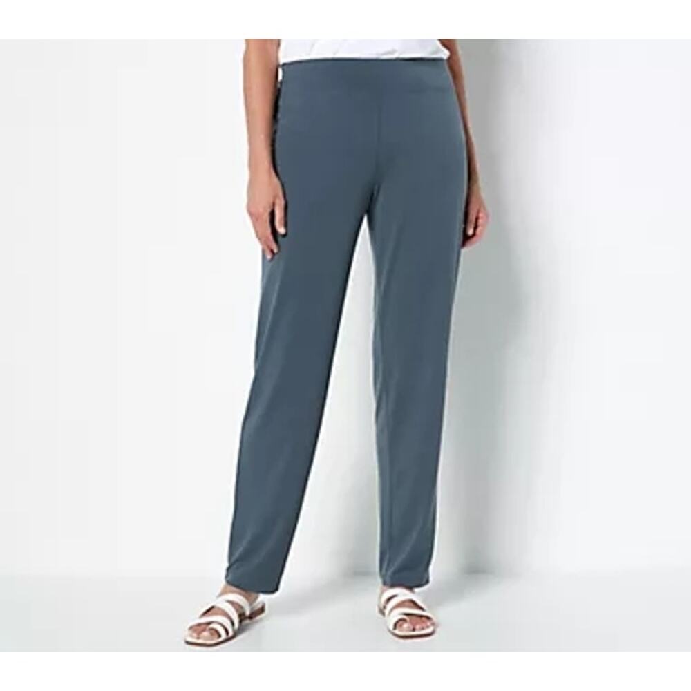 Susan Graver Modern Essentials Reg Liquid Knit‎ Slim Leg Pants size XL